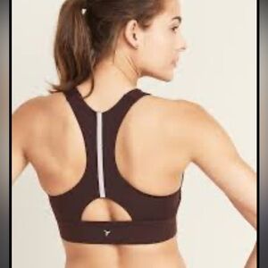 Old navy Medium Support Long-Line Racerback Sports Bra size xxl